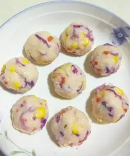 Make The tuna shrimp-coloured rice step 16