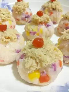 Make The tuna shrimp-coloured rice step 17
