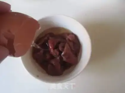 Make Beef beans step 1