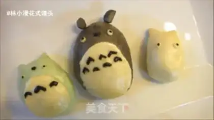 Make A dragon cat bun step 9
