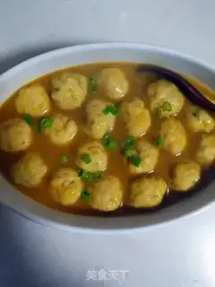 Make Curry fishballs step 8