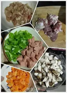 Make Five-colour rice step 1