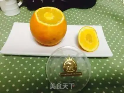 Make Orange melon mud step 2