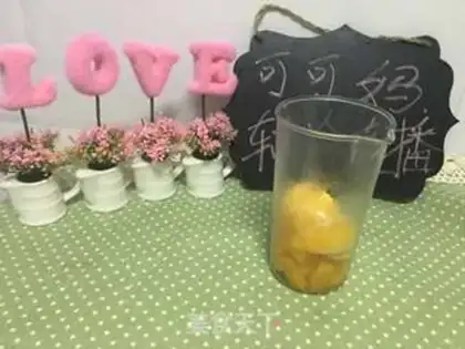 Make Orange melon mud step 4