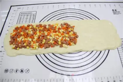 Make Ham bread step 3