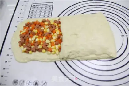 Make Ham bread step 4