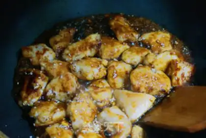 Make Honey sesame chicken step 4