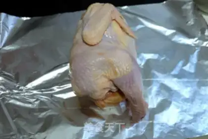 Make A saline chicken step 3