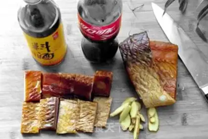 Make Pepsi Coke is burning the fish step 1