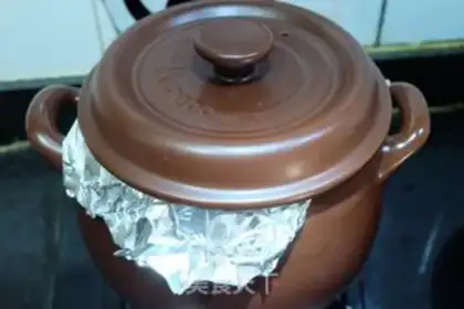 Make A saline chicken step 7