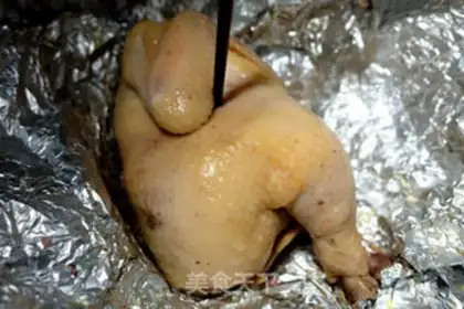 Make A saline chicken step 8