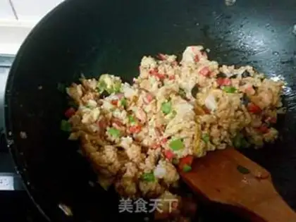 Make Shrimp rice step 5
