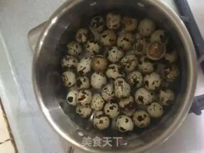 Make Frozen tea quail eggs step 0