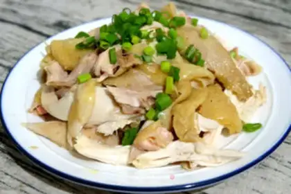 Make A saline chicken step 12