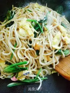 Make Pineball mustard noodles step 6