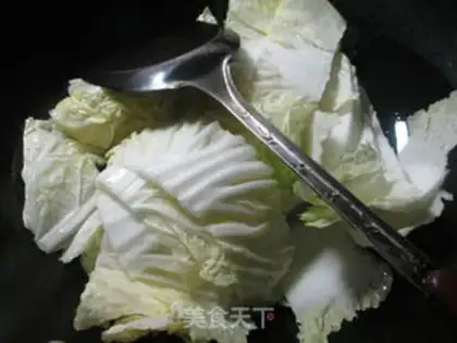 Make Soybean mushroom cabbage step 2