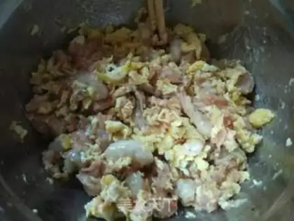 Make Three fresh dumplings step 6