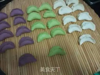 Make Three fresh dumplings step 10
