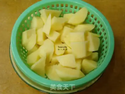 Make Pretzel potatoes step 1