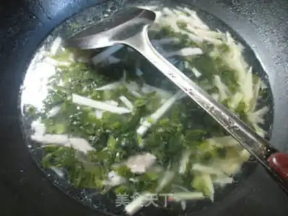 Make Five bouquets of snow soup step 4