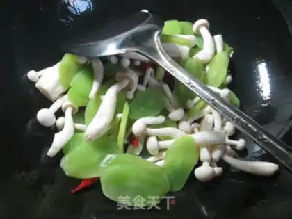 Make White mushrooms step 3