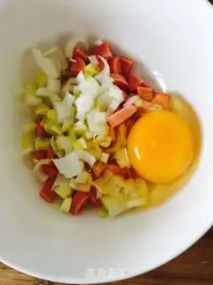 Make Eggs and ham clips step 1
