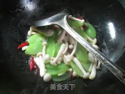 Make White mushrooms step 7