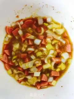 Make Eggs and ham clips step 2