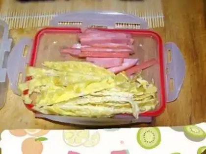 Make The veggies step 0