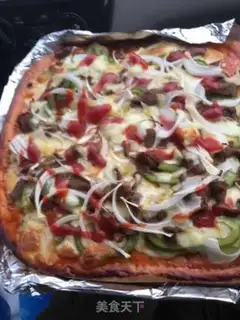 Make Beef pizza step 2