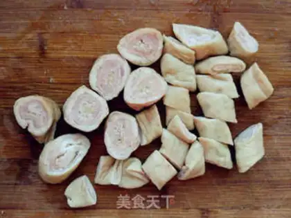 Make Garlic roasted intestines step 1