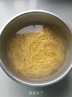 Make Potato egg pumpkin noodles step 5