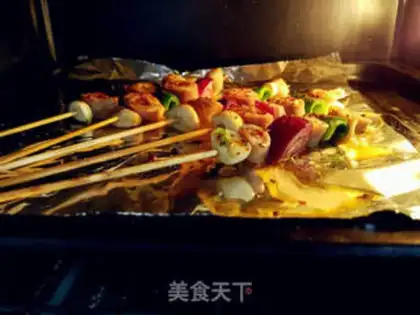 Make Garlic roasted intestines step 5