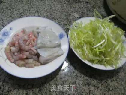Make The sprouts, the squid step 0