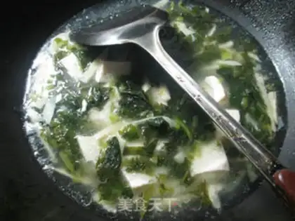 Make Snow cuisine tofu soup step 5
