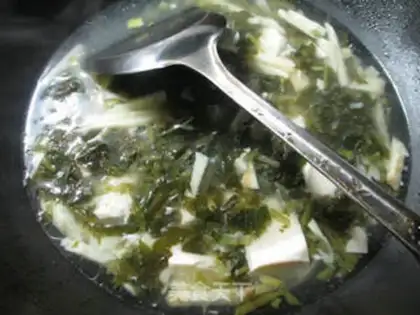 Make Snow cuisine tofu soup step 8