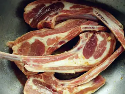 Make Honeyed lamb chops step 2