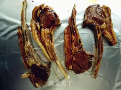 Make Honeyed lamb chops step 7
