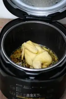 Make No hydropower pressure pan, chicken step 8