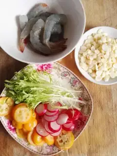 Make Shrimp ball step 1