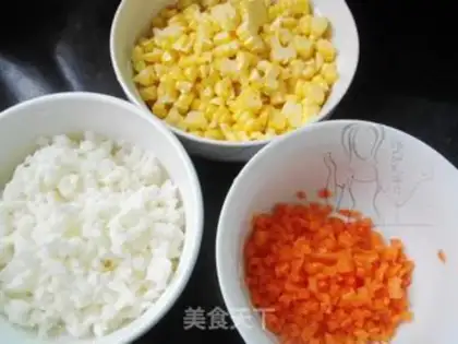 Make Corn horse-toe pork dumplings step 5