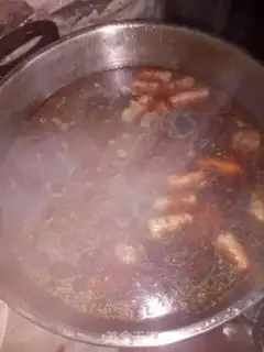Make Homemade rice lines step 4
