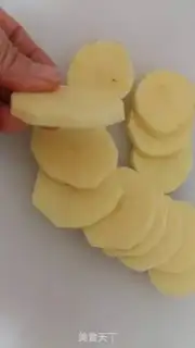 Make Vanilla potato chips step 1