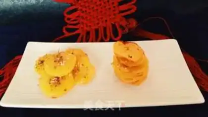Make Vanilla potato chips step 5