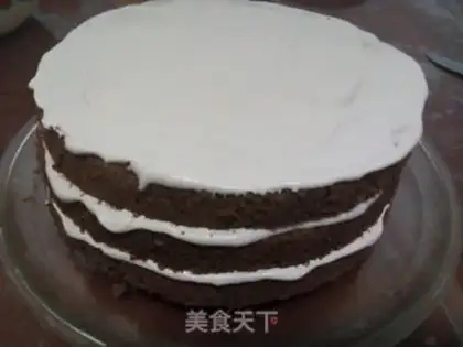 Make A mocha twilight cake step 18