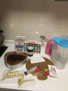 Make Birthday cake step 0