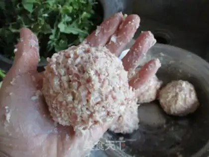 Make The eggplant lion head step 3