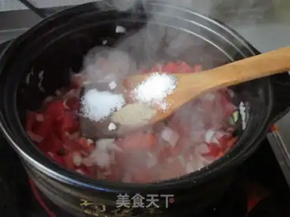 Make The eggplant lion head step 8