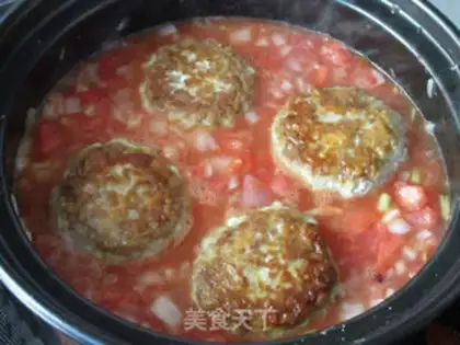 Make The eggplant lion head step 11