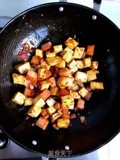Make The sauce is burning tofu step 4